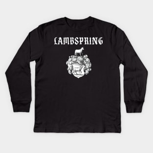 Lambspring Esoteric Alchemy Design Kids Long Sleeve T-Shirt